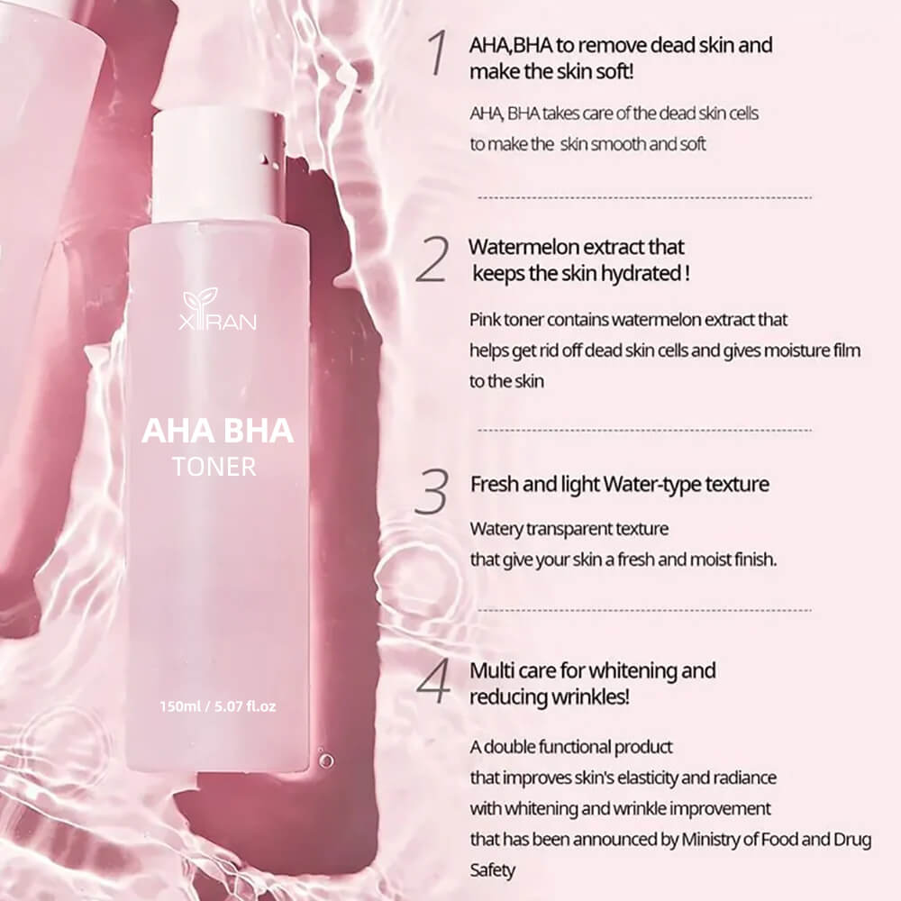 AHA & BHA Toner, Soothing Clarifying Facial Toner